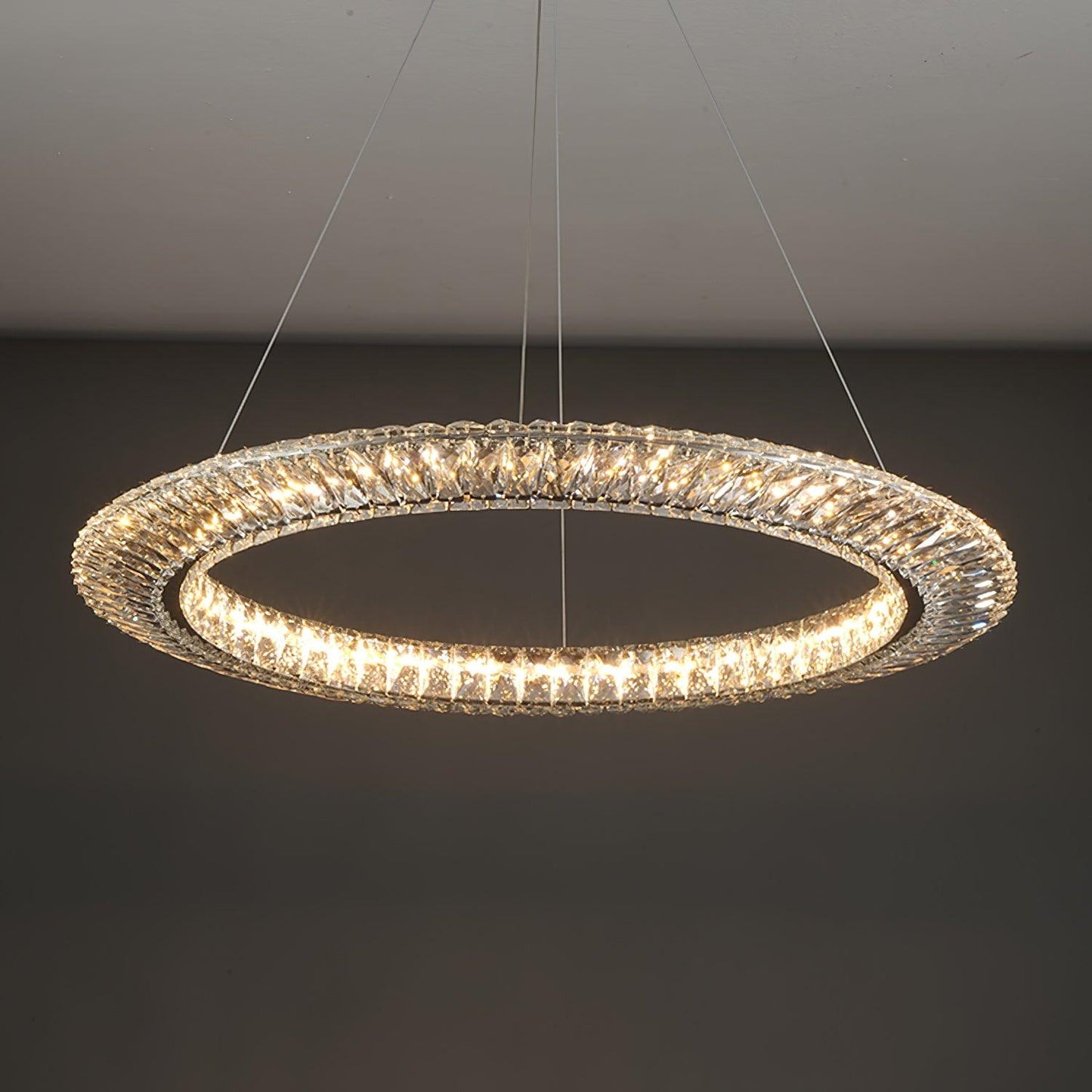 Tanager Geometric Chandelier - Modern Design, Adjustable Height, LED C