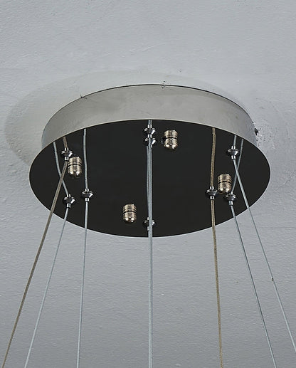 Tanager Geometric Chandelier - Modern Design, Adjustable Height, LED C