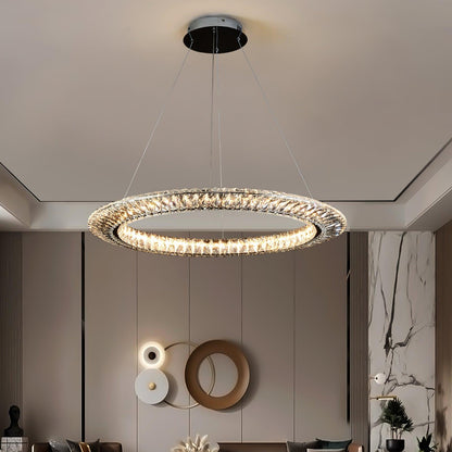 Tanager Geometric Chandelier - Modern Design, Adjustable Height, LED C