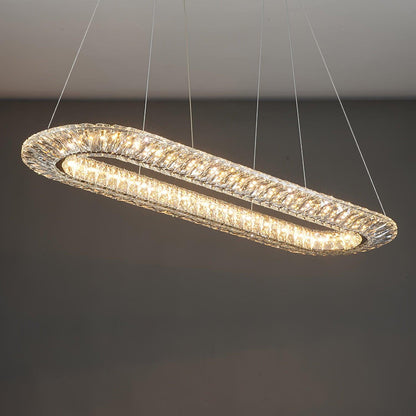 Tanager Geometric Chandelier - Modern Design, Adjustable Height, LED C