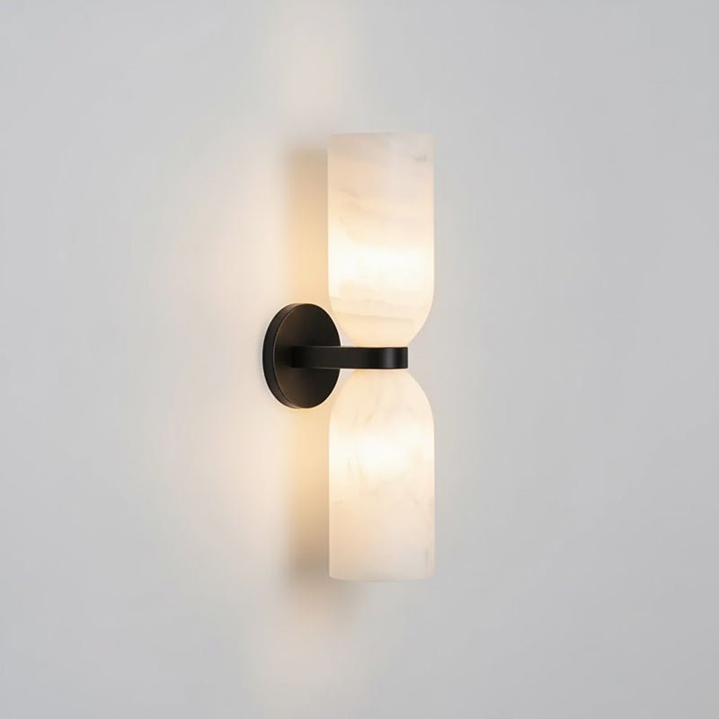 Alabaster Nexus Wall Sconce - Elegant Design with Adjustable Brightnes