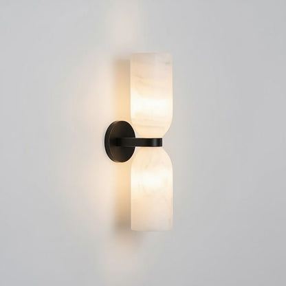 Alabaster Nexus Wall Sconce - Elegant Design with Adjustable Brightnes