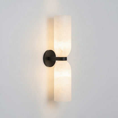 Alabaster Nexus Wall Sconce - Elegant Design with Adjustable Brightnes