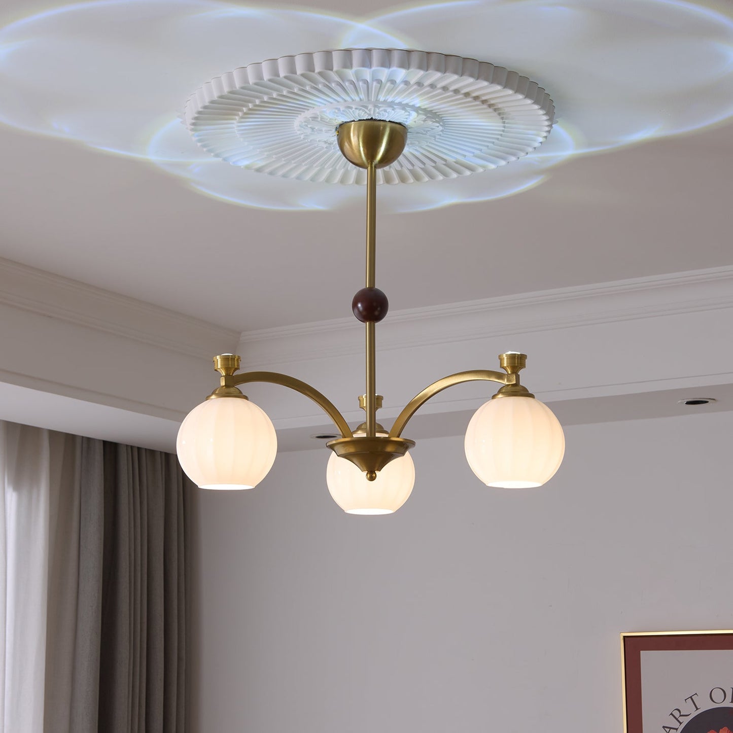 Solmere Crystal Chandelier - Elegant Design, Dimmable LED Lights