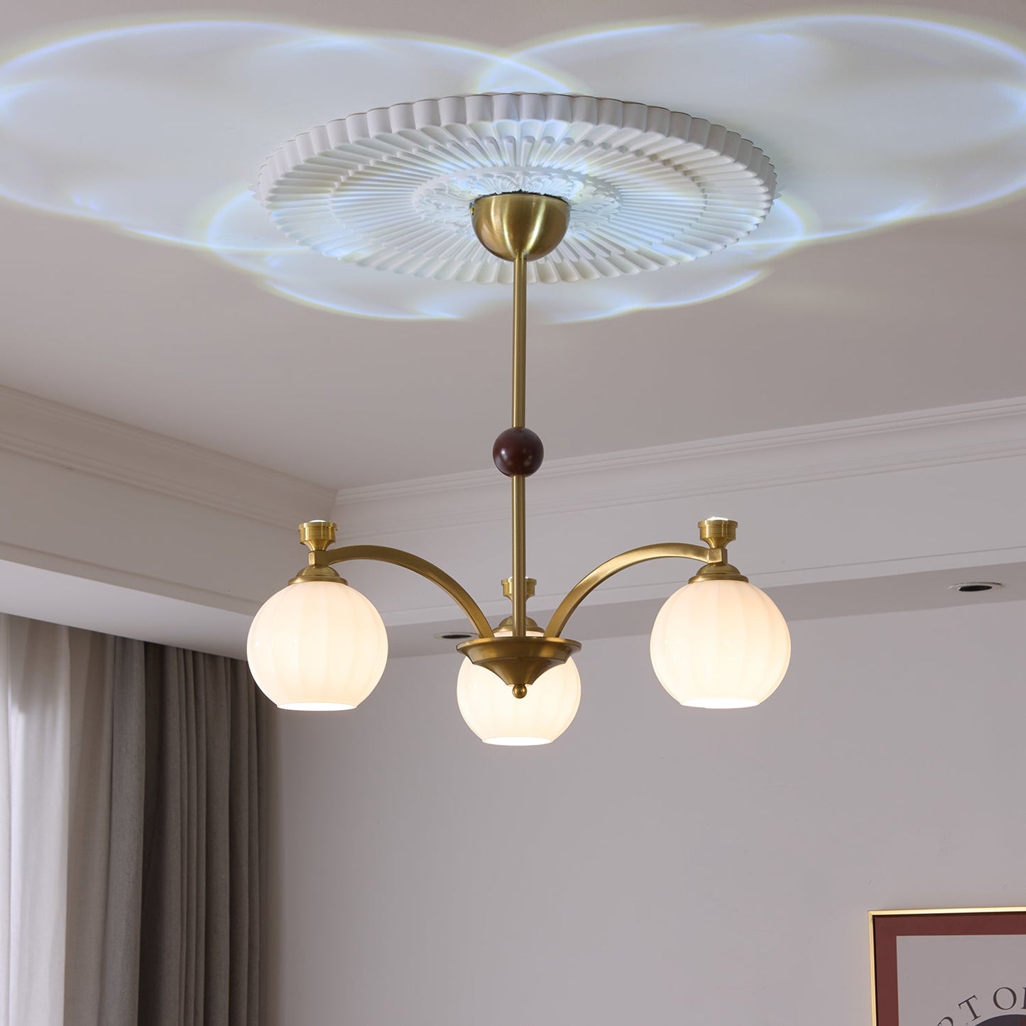 Solmere Crystal Chandelier - Elegant Design, Dimmable LED Lights