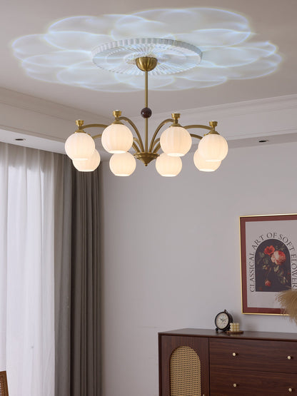 Solmere Crystal Chandelier - Elegant Design, Dimmable LED Lights