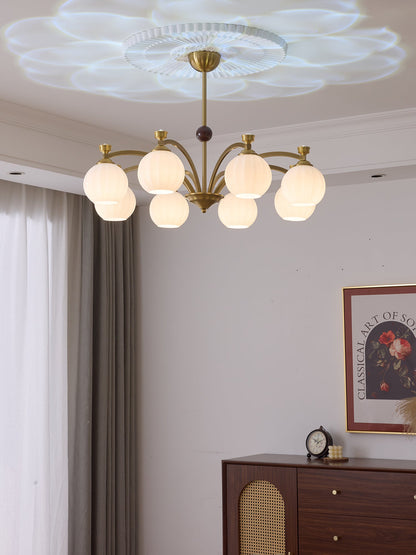 Solmere Crystal Chandelier - Elegant Design, Dimmable LED Lights