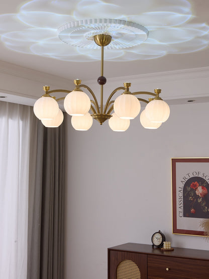 Solmere Crystal Chandelier - Elegant Design, Dimmable LED Lights
