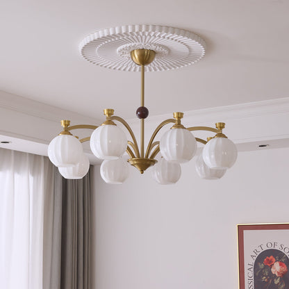 Solmere Crystal Chandelier - Elegant Design, Dimmable LED Lights