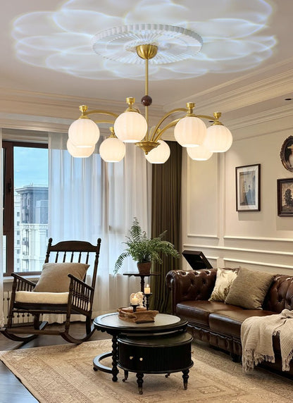 Solmere Crystal Chandelier - Elegant Design, Dimmable LED Lights