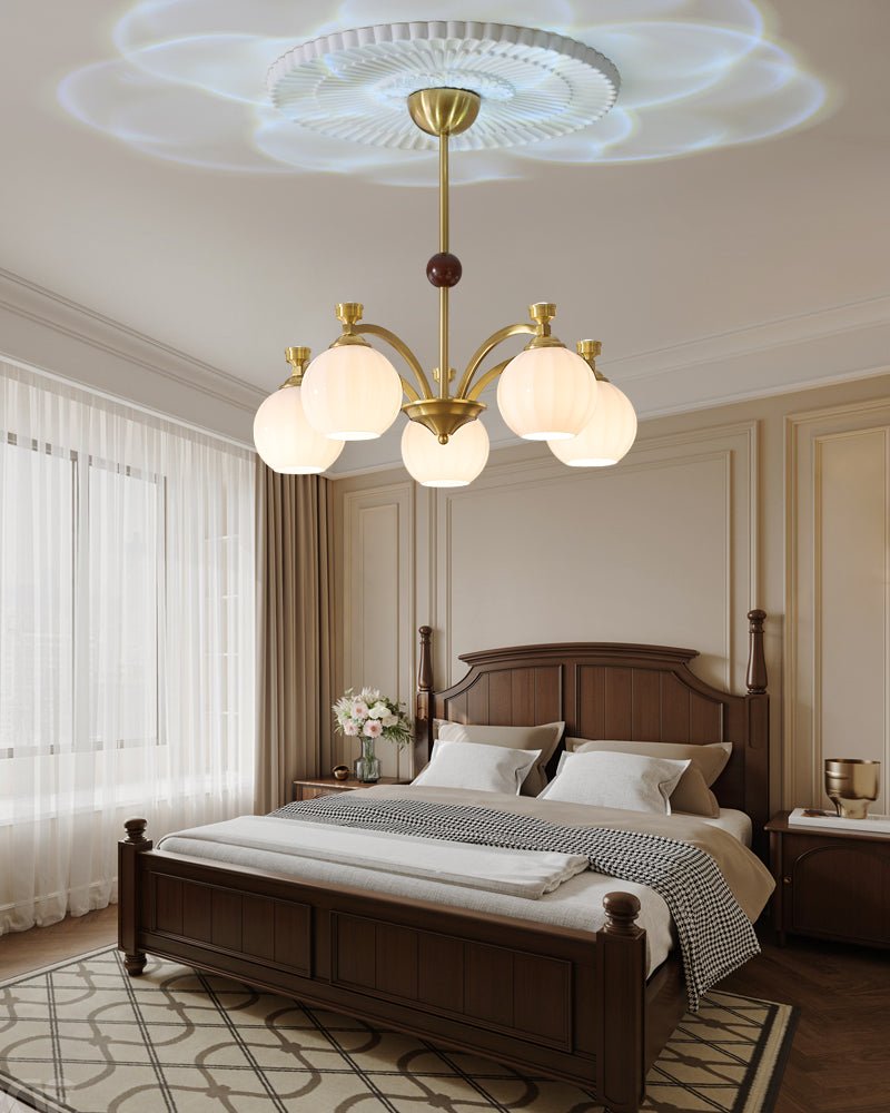 Solmere Crystal Chandelier - Elegant Design, Dimmable LED Lights
