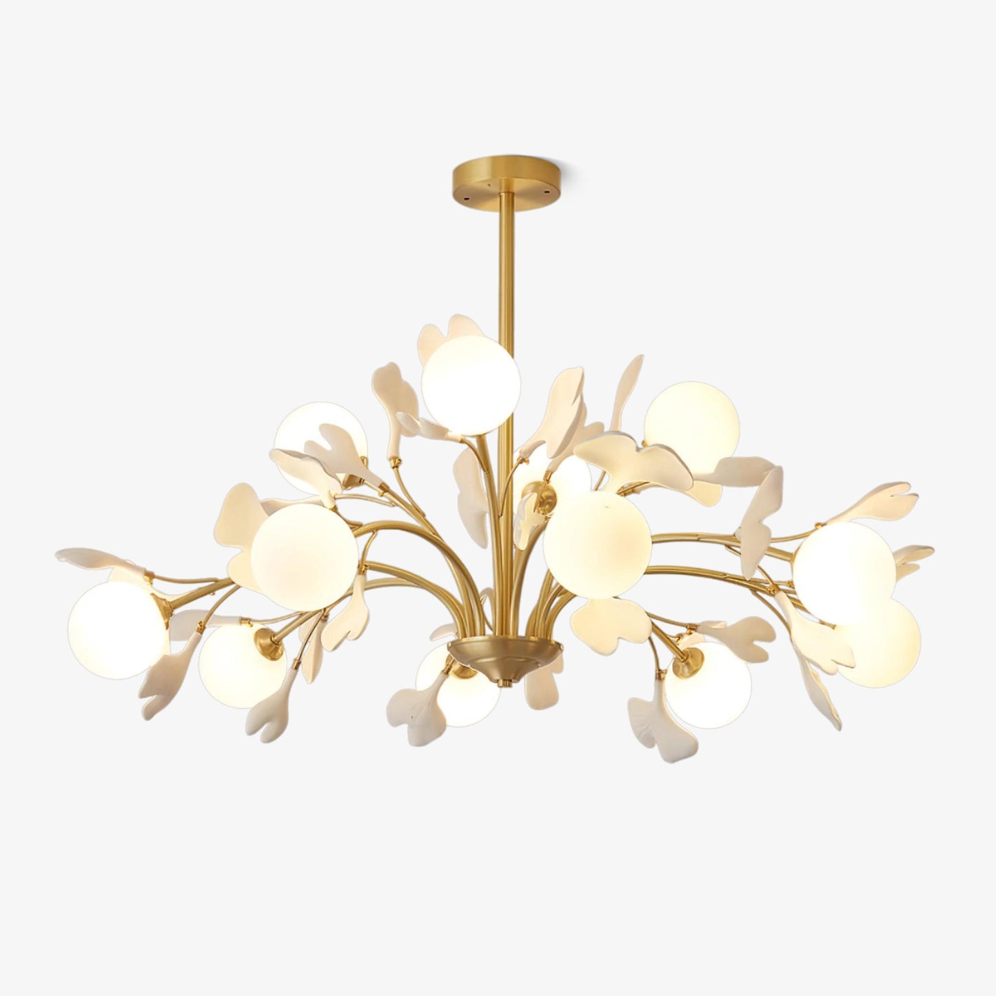 Thalassa Gingko Chandelier - Elegant Design with Adjustable Lighting