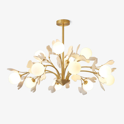 Thalassa Gingko Chandelier - Elegant Design with Adjustable Lighting