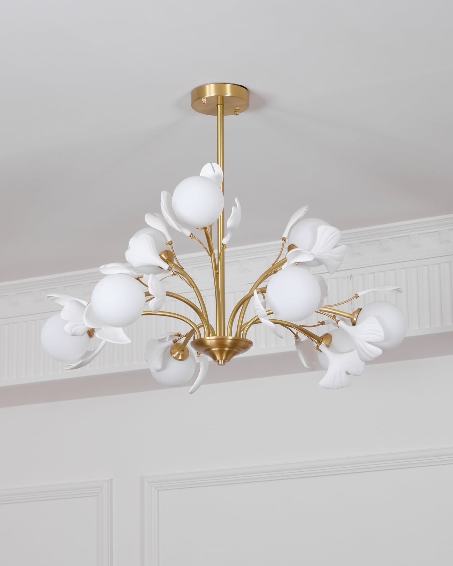 Thalassa Gingko Chandelier - Elegant Design with Adjustable Lighting