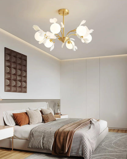 Thalassa Gingko Chandelier - Elegant Design with Adjustable Lighting