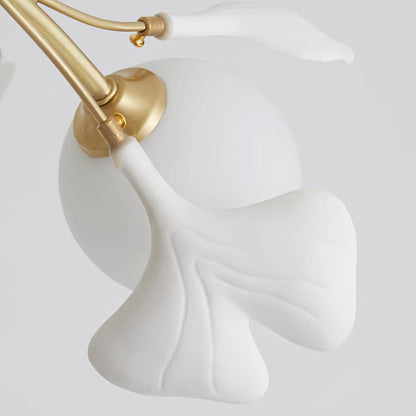 Thalassa Gingko Chandelier - Elegant Design with Adjustable Lighting