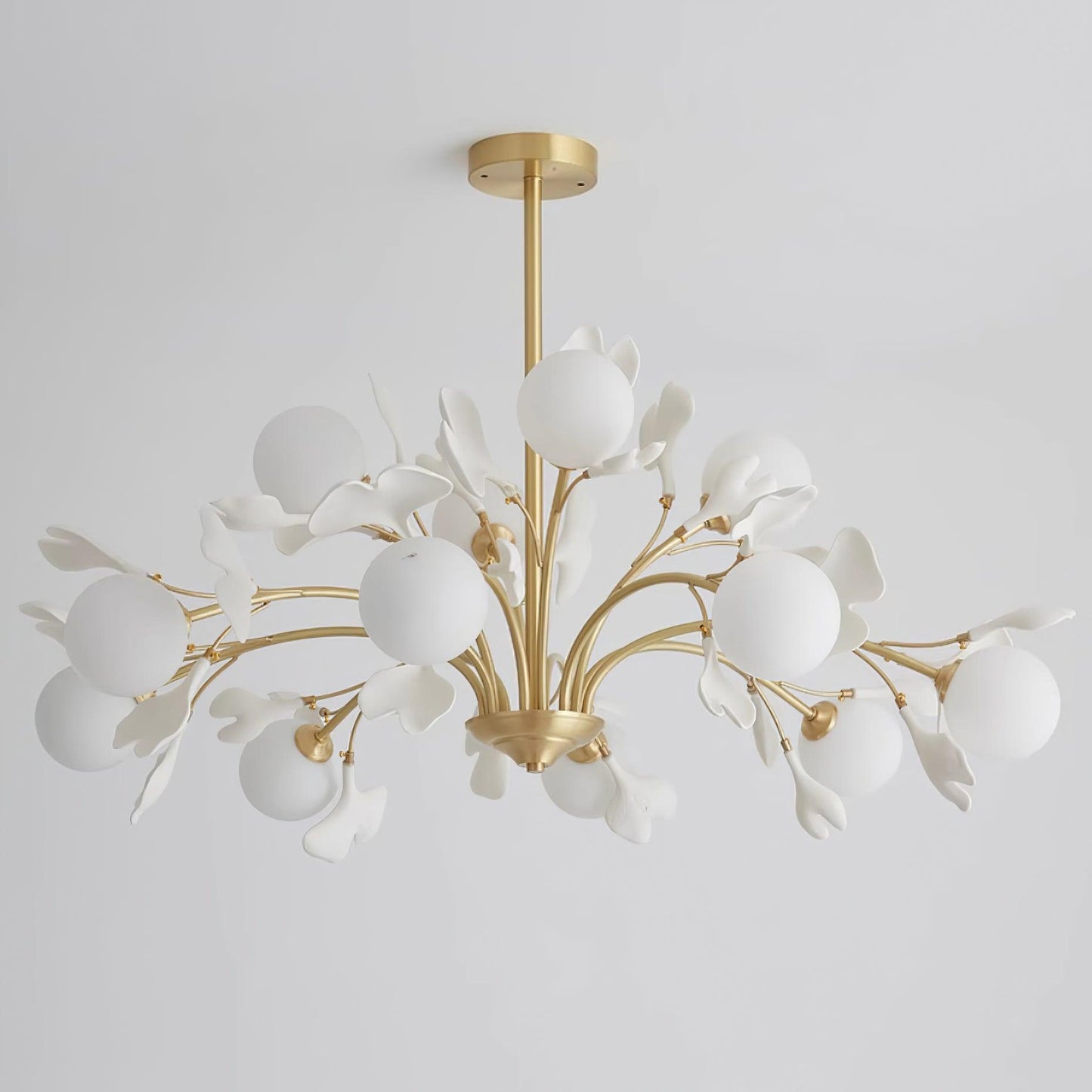 Thalassa Gingko Chandelier - Elegant Design with Adjustable Lighting
