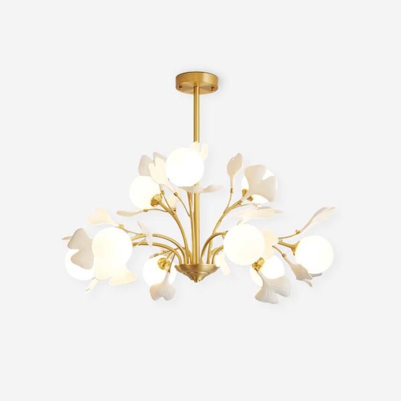 Thalassa Gingko Chandelier - Elegant Design with Adjustable Lighting