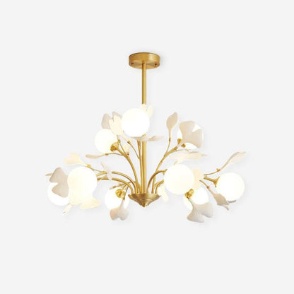 Thalassa Gingko Chandelier - Elegant Design with Adjustable Lighting