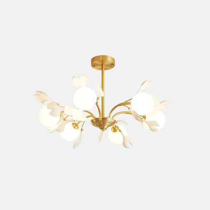 Thalassa Gingko Chandelier - Elegant Design with Adjustable Lighting