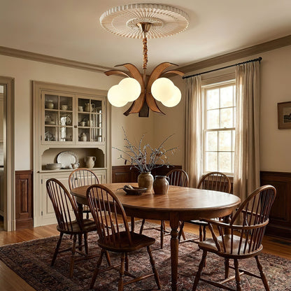 Thalina Grove Crystal Chandelier - Elegant Design & Adjustable Height