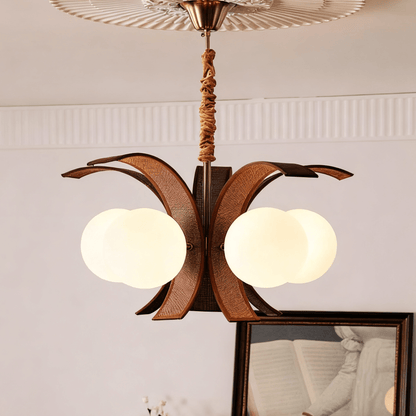 Thalina Grove Crystal Chandelier - Elegant Design & Adjustable Height