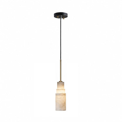 Elegant Tiered Alabaster Cluster Chandelier with Adjustable Height and