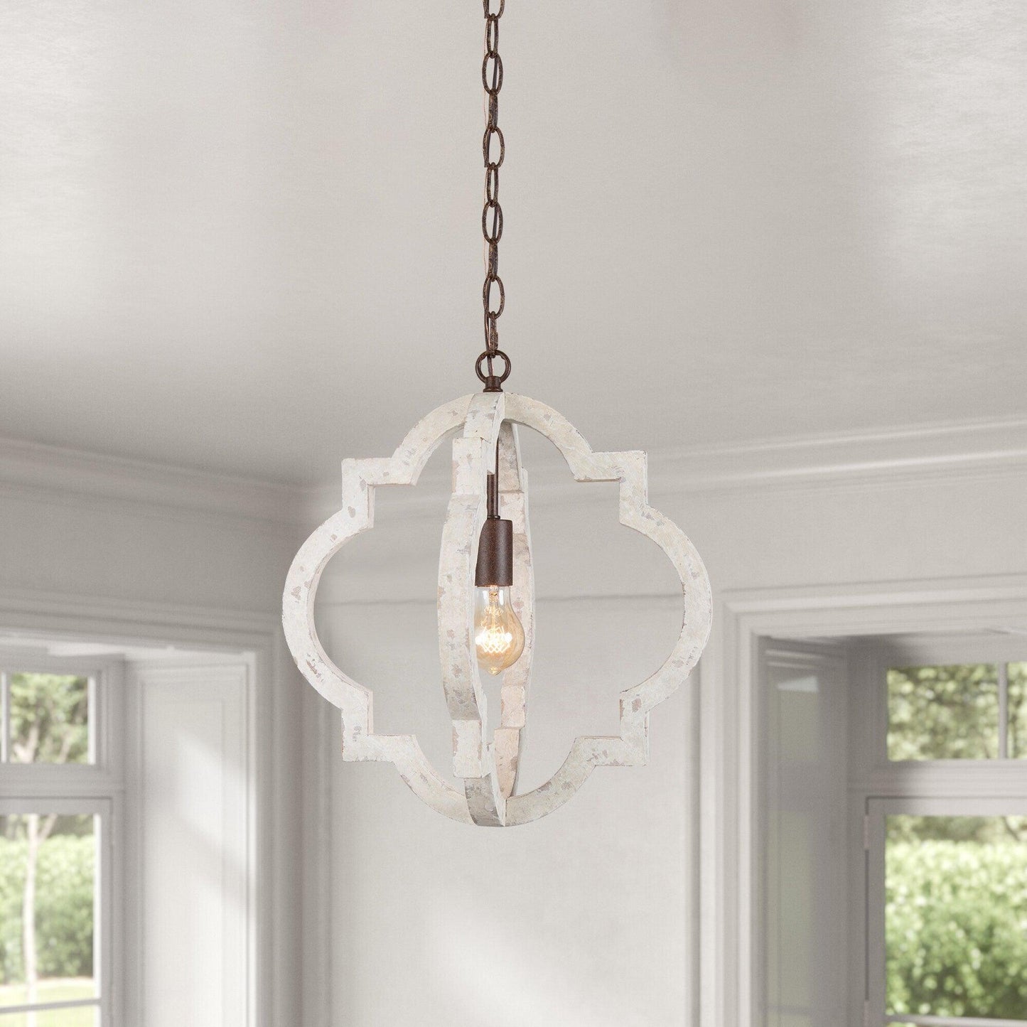 Elegant Timeless Chandelier - Adjustable Height, Crystal Accents