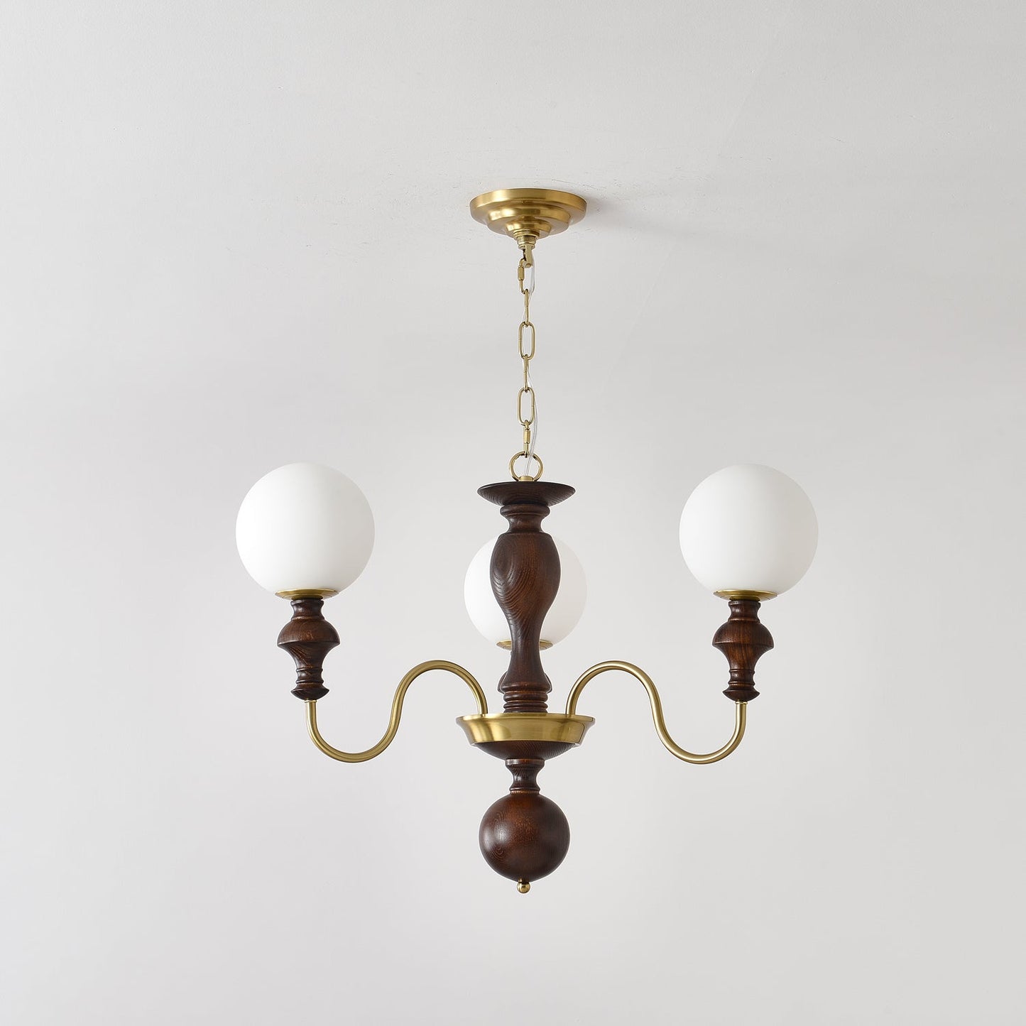 Elegant Timeless Globe Chandelier - Adjustable Height, Soft Ambient Li