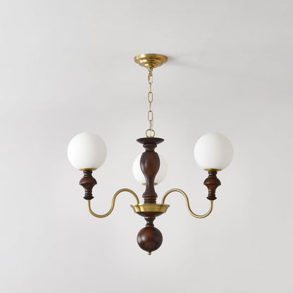Elegant Timeless Globe Chandelier - Adjustable Height, Soft Ambient Li
