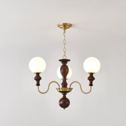Elegant Timeless Globe Chandelier - Adjustable Height, Soft Ambient Li