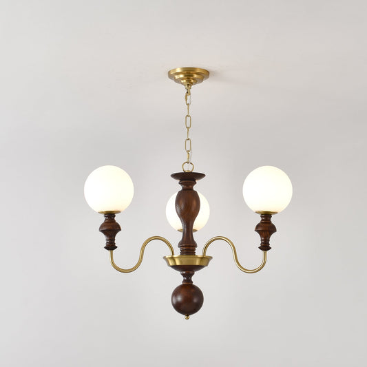 Elegant Timeless Globe Chandelier - Adjustable Height, Soft Ambient Li
