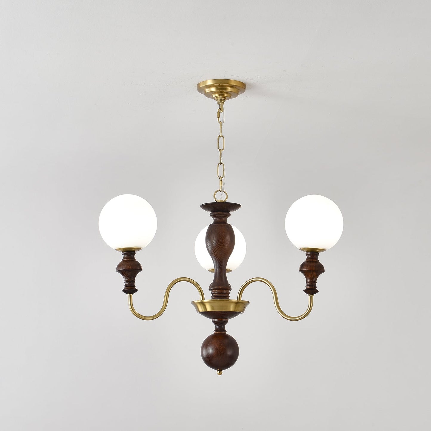 Elegant Timeless Globe Chandelier - Adjustable Height, Soft Ambient Li