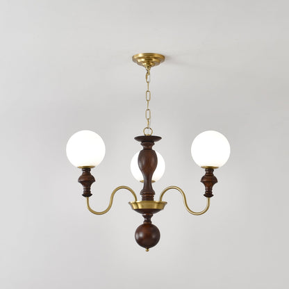 Elegant Timeless Globe Chandelier - Adjustable Height, Soft Ambient Li