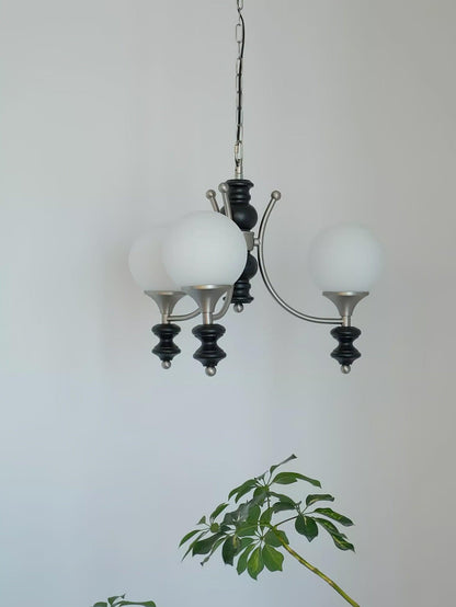 Tina Wooden Chandelier - Elegant Design & Adjustable Height Lighting