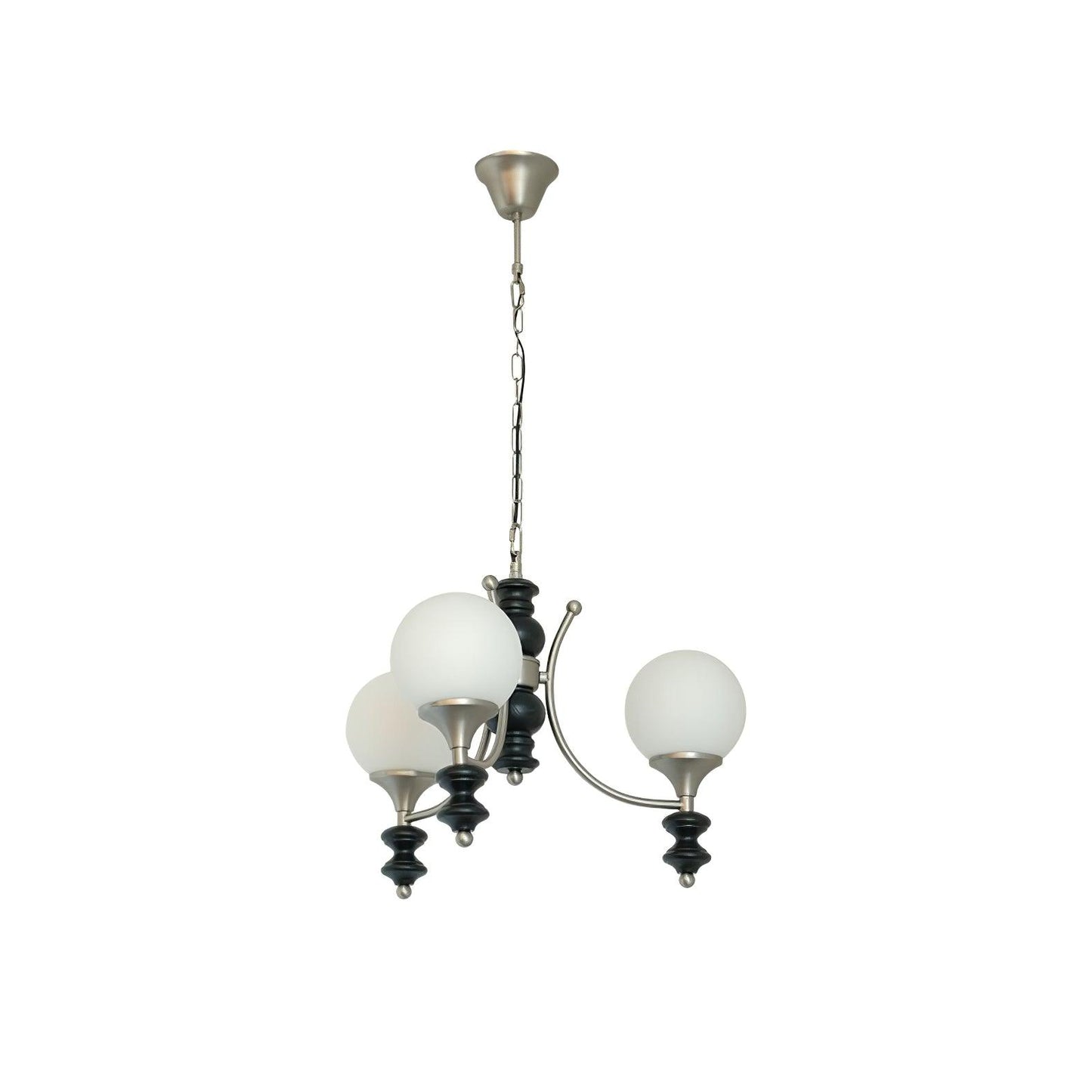 Tina Wooden Chandelier - Elegant Design & Adjustable Height Lighting