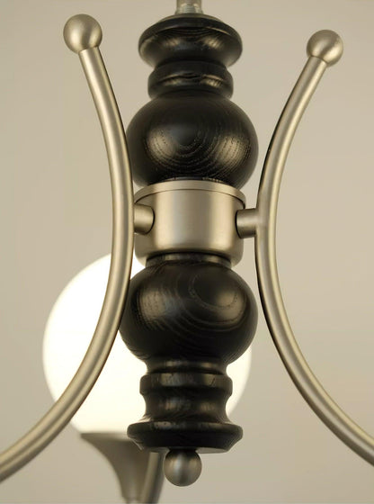 Tina Wooden Chandelier - Elegant Design & Adjustable Height Lighting