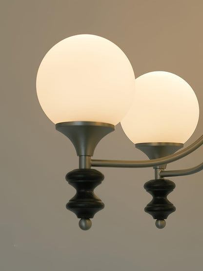 Tina Wooden Chandelier - Elegant Design & Adjustable Height Lighting