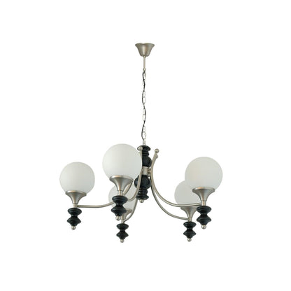 Tina Wooden Chandelier - Elegant Design & Adjustable Height Lighting