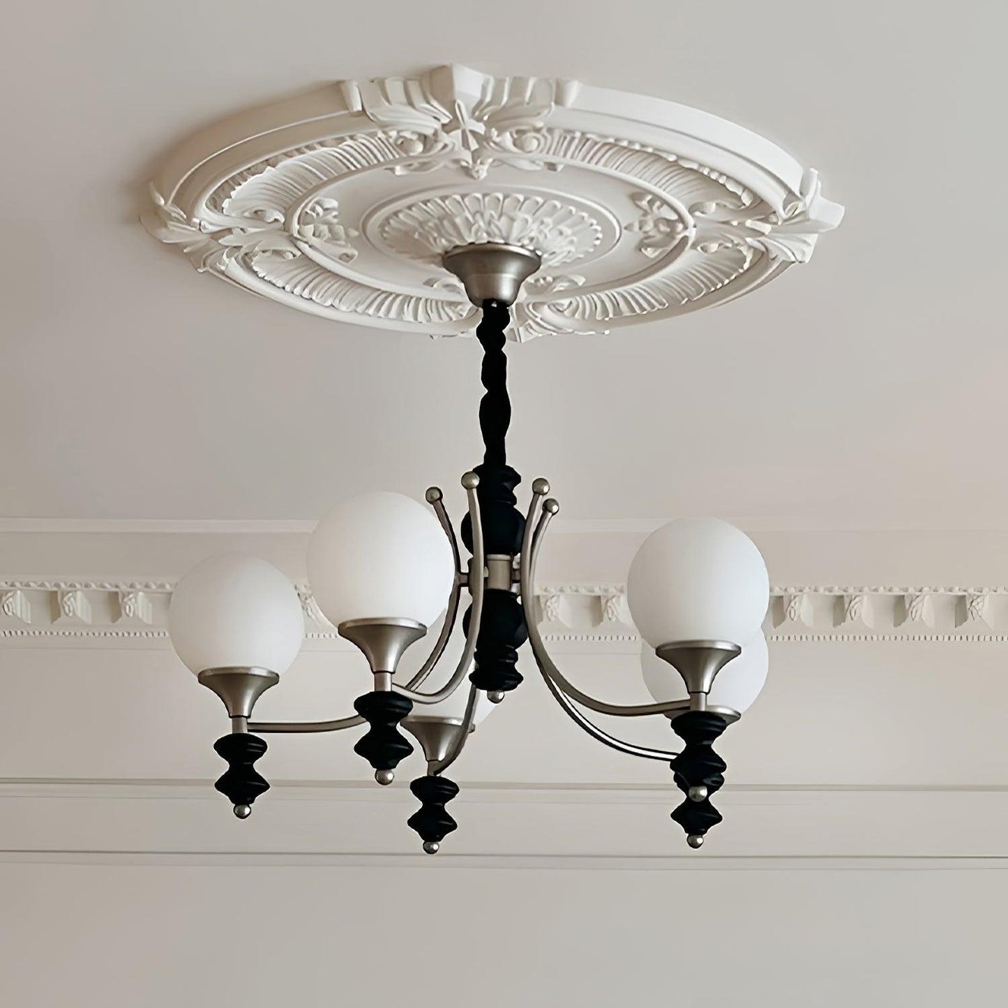Tina Wooden Chandelier - Elegant Design & Adjustable Height Lighting