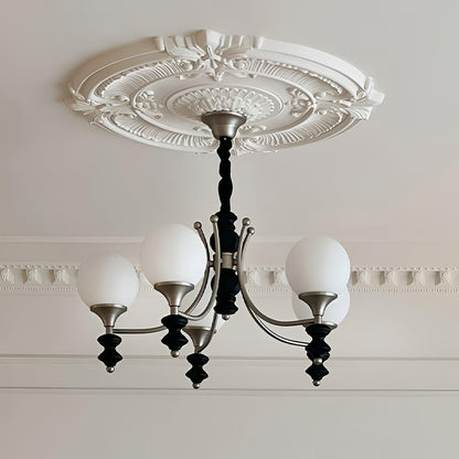 Tina Wooden Chandelier - Elegant Design & Adjustable Height Lighting