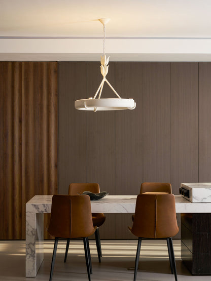 Tinsley Plaster Chandelier - Elegant Design with Adjustable Height & S