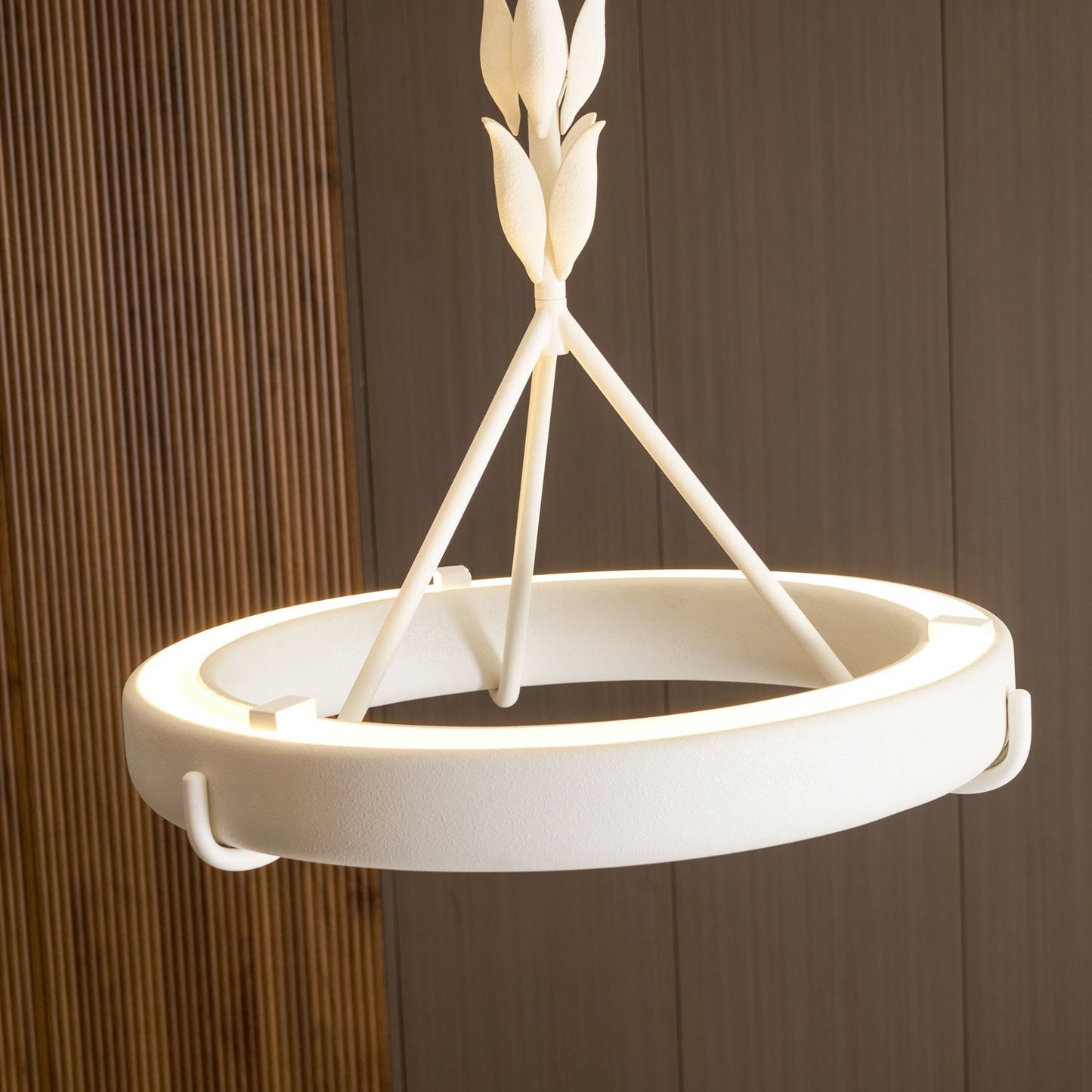 Tinsley Plaster Chandelier - Elegant Design with Adjustable Height & S