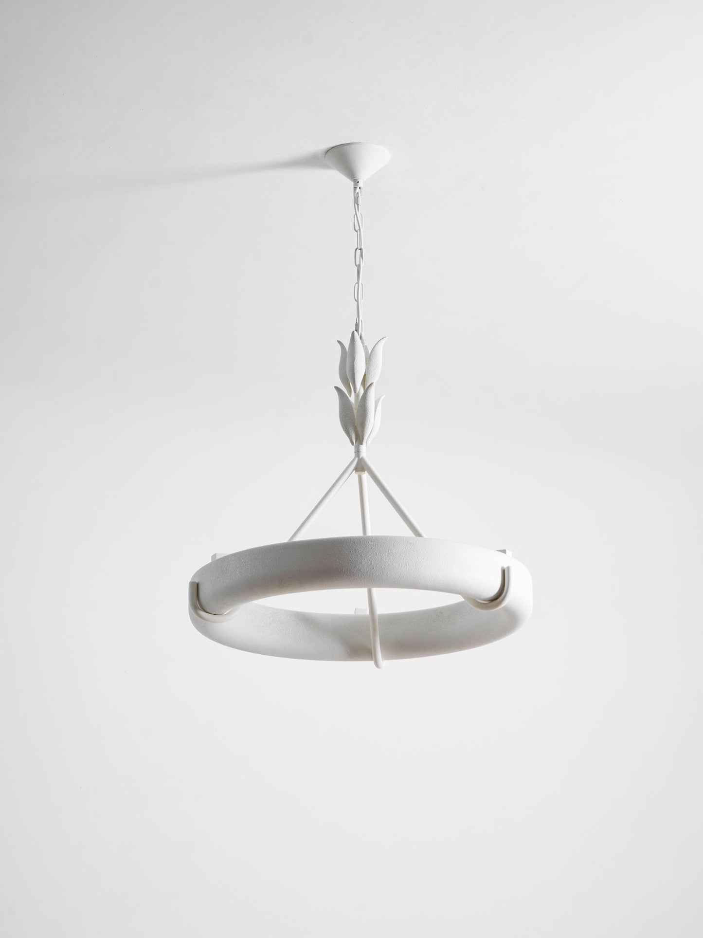 Tinsley Plaster Chandelier - Elegant Design with Adjustable Height & S