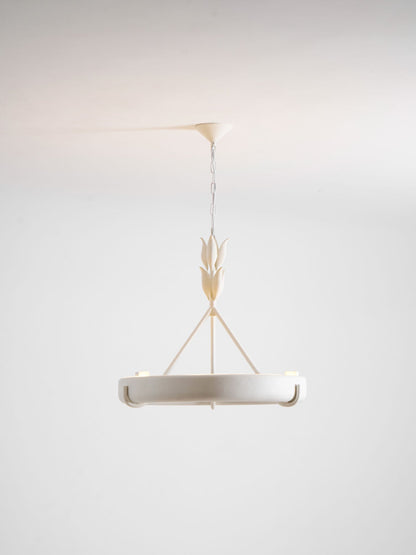 Tinsley Plaster Chandelier - Elegant Design with Adjustable Height & S