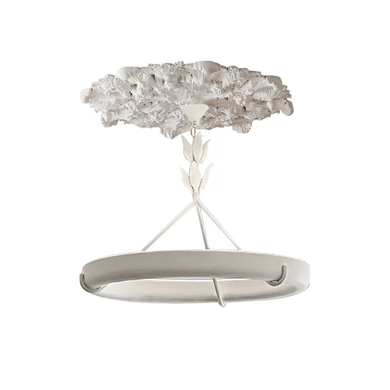 Tinsley Plaster Chandelier - Elegant Design with Adjustable Height & S