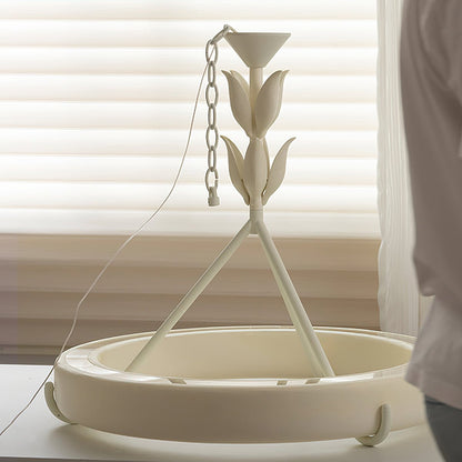 Tinsley Plaster Chandelier - Elegant Design with Adjustable Height & S