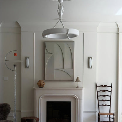 Tinsley Plaster Chandelier - Elegant Design with Adjustable Height & S
