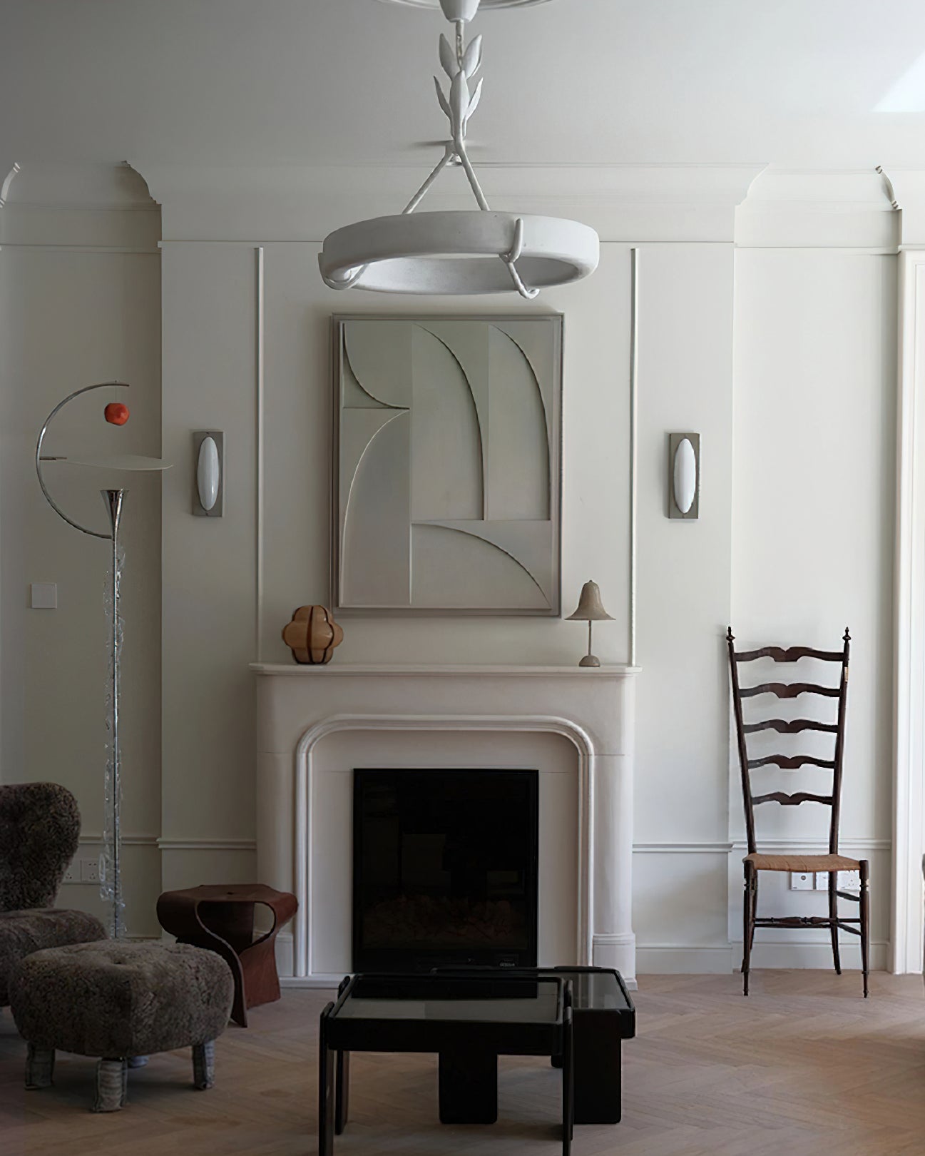 Tinsley Plaster Chandelier - Elegant Design with Adjustable Height & S