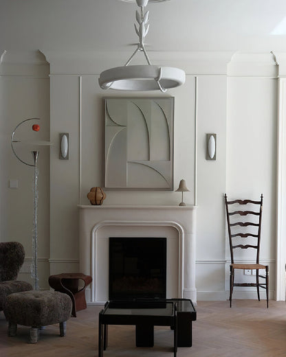 Tinsley Plaster Chandelier - Elegant Design with Adjustable Height & S